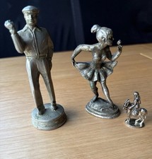 Vintage Metal Figurines Set of