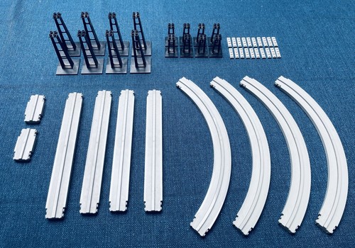 Lego space monorail track - space,