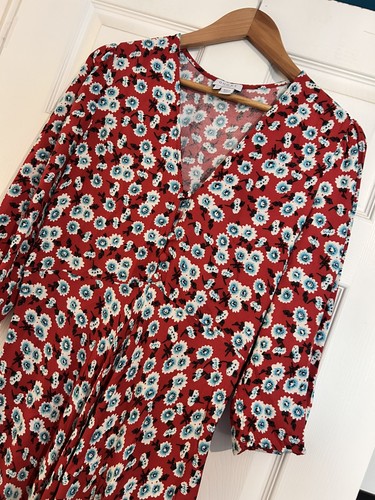 Ghost london red floral - ghost, midi