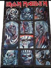 Steve Harris SIGNED Iron Maiden Poster Autograph 36x24inch with COA