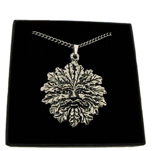 Green man pendant gift - gift, box