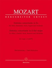 MOZART - SINFONIA CONCERTANTE E FLAT MAJOR - VIOLIN VIOLA ORCHESTRA  BARENREITER