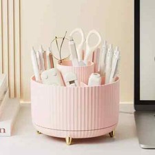 360 Rotating Cosmetic Skincare Organiser Tabletop Make-Up Storage Drawers Box