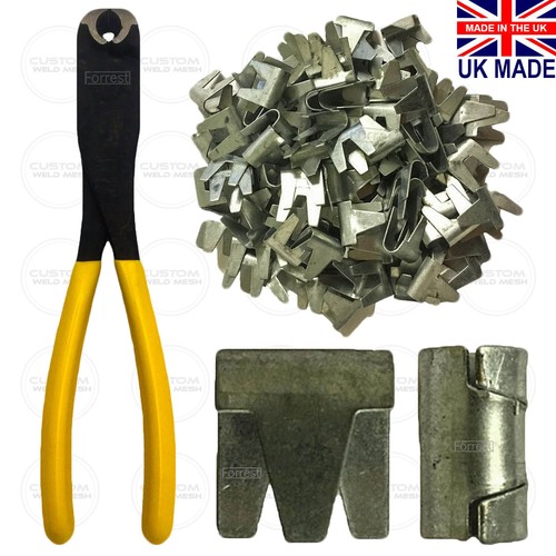 Wire mesh clips - , large