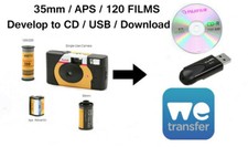 C41 COLOUR FILM – DEVELOP & DIGITAL SCANS (4.5 MB) 35mm / APS / 120