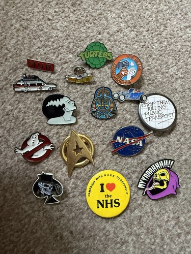 Pin badges job - lot, bundle