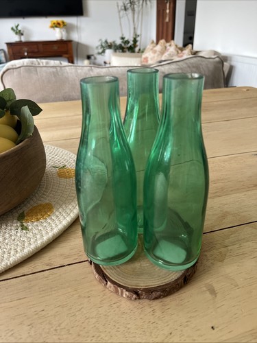 Set three green glass - of,