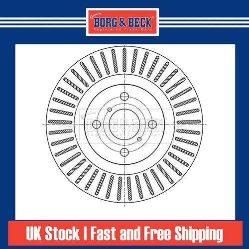 Brake discs pair vented - 2x,