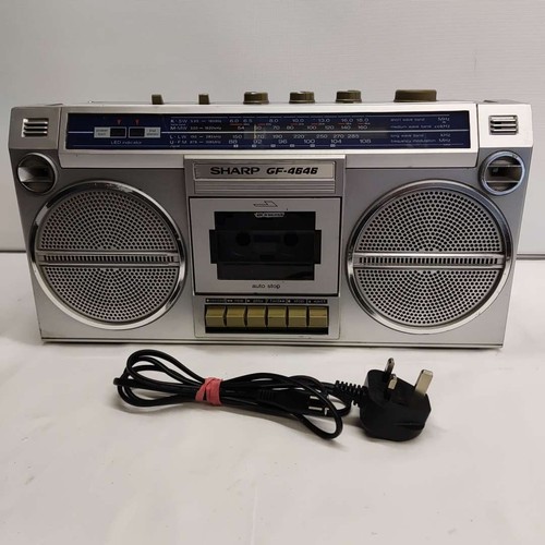 Sharp 4646e stereo radio - gf-4646e,