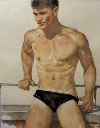 Original nude male - 🎨,