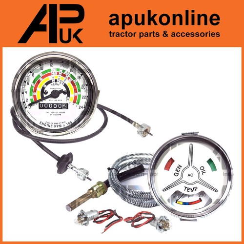Tachometer rev water - cw, temp