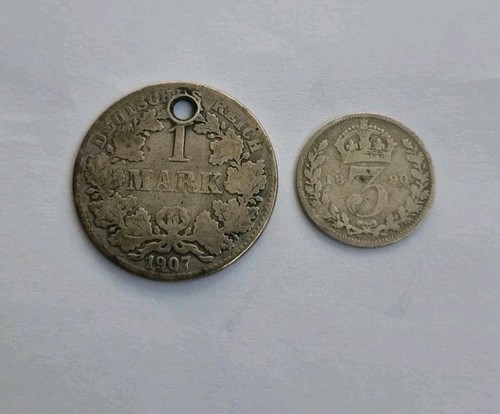 1907 german empire mark - german,
