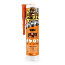 Gorilla Heavy Duty Grab Adhesive White 290ml 1 Pack, 