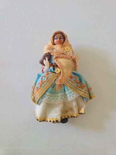 Vintage greek souvenir doll - souvenir,