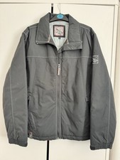 Mens MUSTO #1 Jacket Coat Dark Grey Size Large In VGC