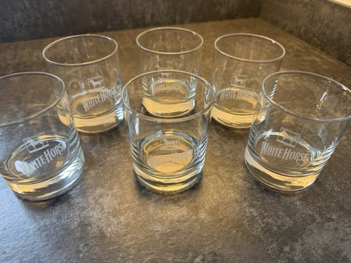 White horse whisky - white, glasses