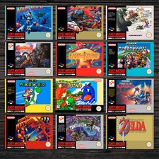 Super Nintendo PAL Box Art A4