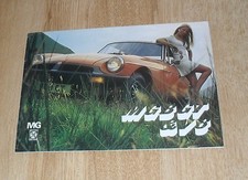 MG MGB GT & V8 Brochure 1974