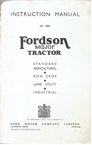 Fordson major tractor - fordson, original