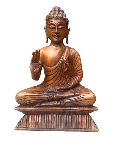 Wooden buddha statue - buddha,