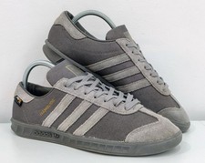 Adidas Hamburg Cordura Originals Triple Grey Gold Men’s Trainers UK Size 9