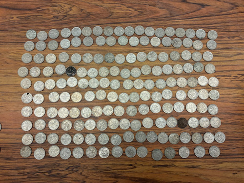 Job lot silver coloured pre - silver,