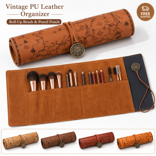 Vintage roll leather - roll, pu