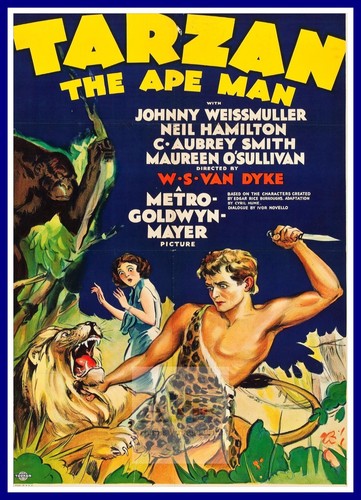 Tarzan the ape man1930 movie - the, man1930's