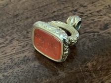 Antique gold cased fob - antique, seal