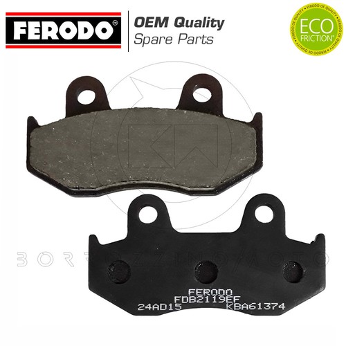 Rear brake pads ferodo - brake, eco