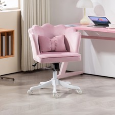 Velvet Office Chair with Petal