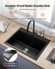 25 inch Granite Kitchen Sink