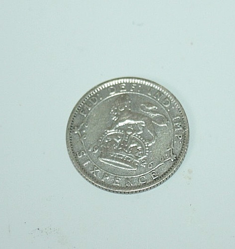 1926 king george sixpence - george,