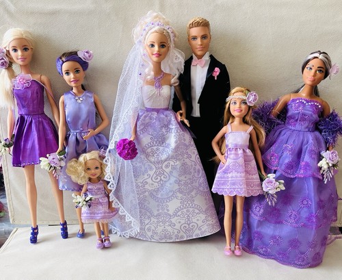 Used barbie and ken - used,