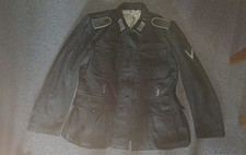 M40 Wool Tunic WW2 German 40 Inch Chest Size. With Insignia. EU Size 50