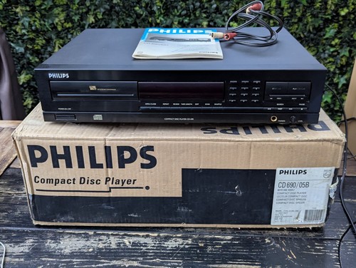 Philips compact disc player - disc, cd