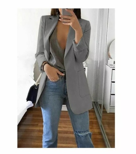 Longline blazer women - blazer, suit