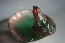 VINTAGE DAUM GLASS RING / PIN
