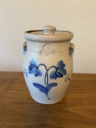 Vtg rowe pottery works salt - rowe,