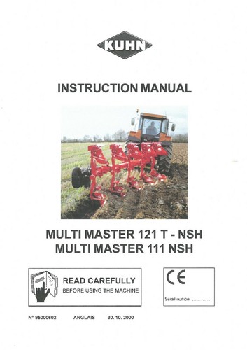 Kuhn reversible plough multi - reversible,