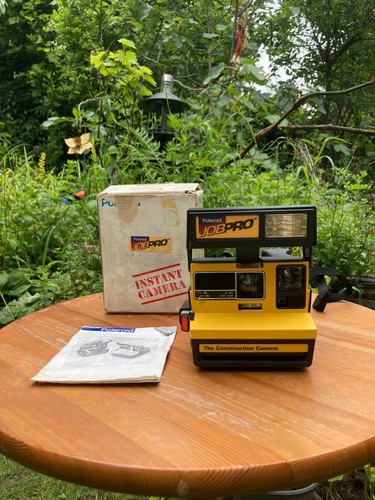 Vintage retro yellow polaroid - retro,