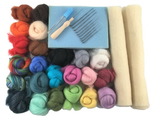 Needle felting starter kit - needle,
