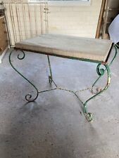Decorative antique garden potting table