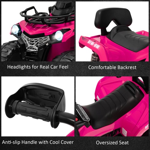 Kids ride atv wheeler 12v - on,