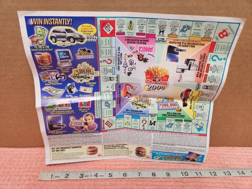Vtg 2000 mcdonald monopoly - vtg, mcdonald's