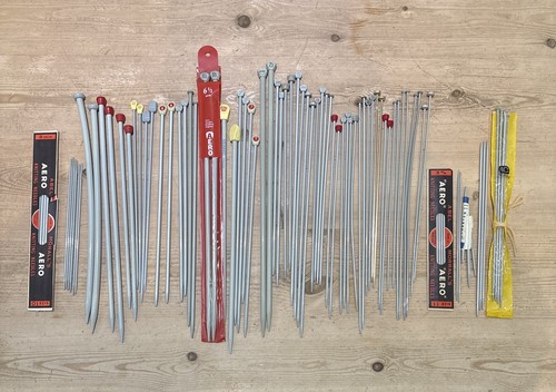 Knitting needles mixed sizes - mixed,