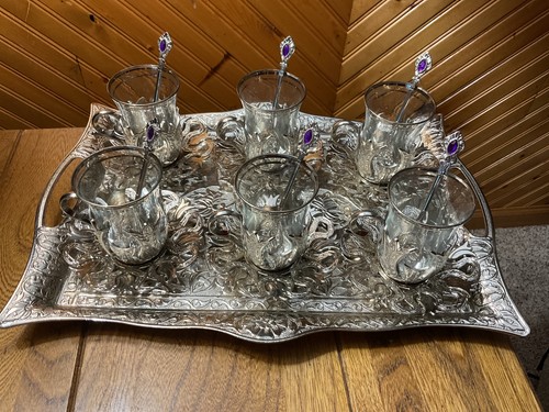 Vintage silver tone turkish - vintage,