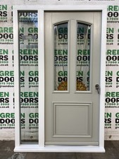 FRONT DOOR WITH SIDELIGHT SUN