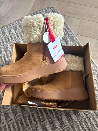 Fitflop mode suede shearling - fitflop,