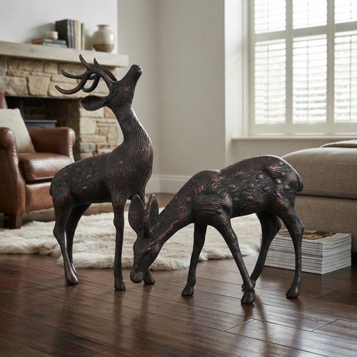Stag and doe deer - stag,